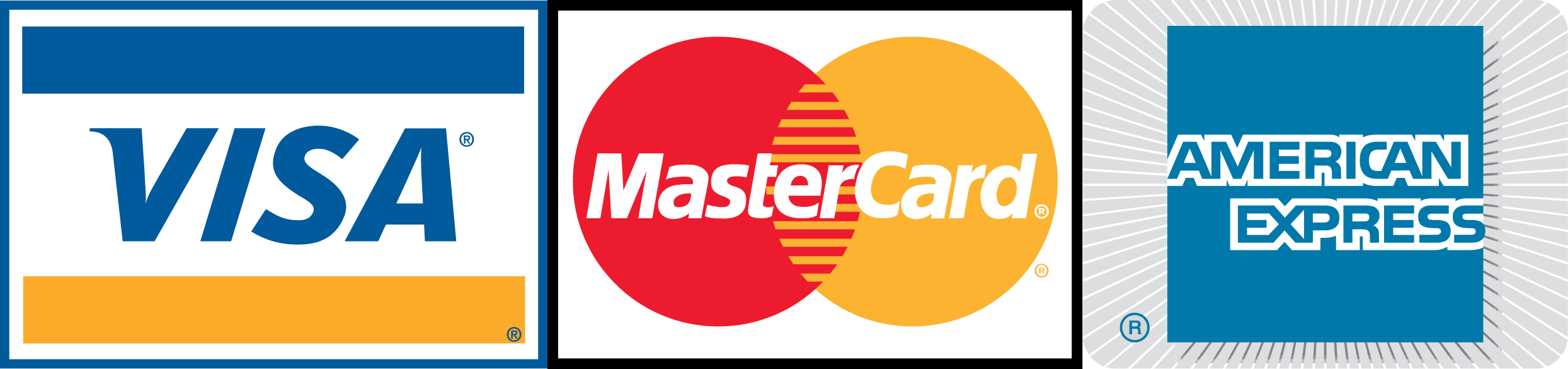 Visa, MasterCard och American Express